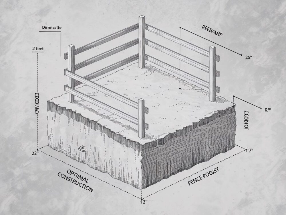 Instalacja fundamentu pod ogrodzenie