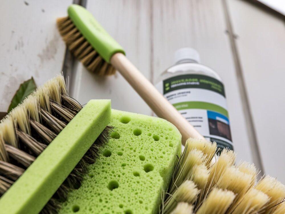 Mycie ściany budynku