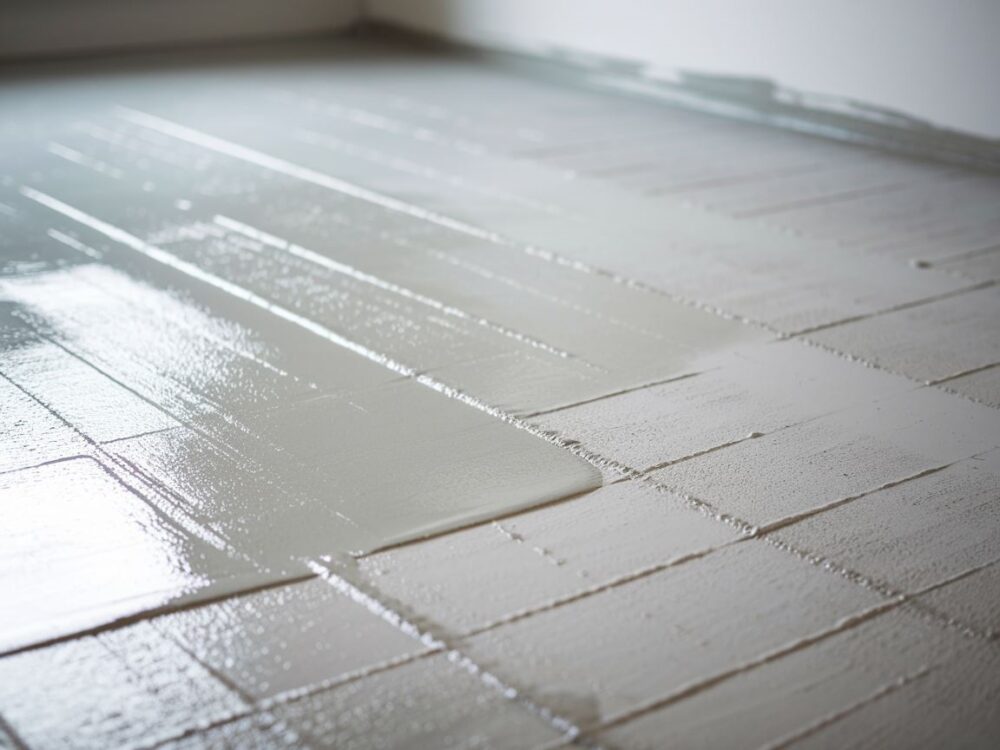 Przemiana betonowej podłogi na gładką